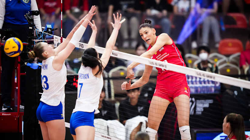 Serbia (SRB) vs. Ukraine (UKR) women - Pool H