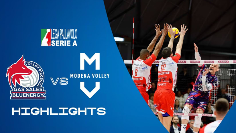 Piacenza vs. Modena | Highlights | Superlega | Playoff 5 Posto