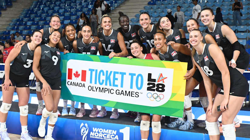 Olympics-bound Canada (source: norceca.net)