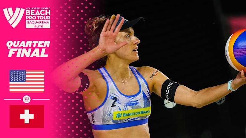 Hughes/Batenhorst vs. Hüberli/Brunner - Quarter Final Highlights | Saquarema 2026 #BeachProTour