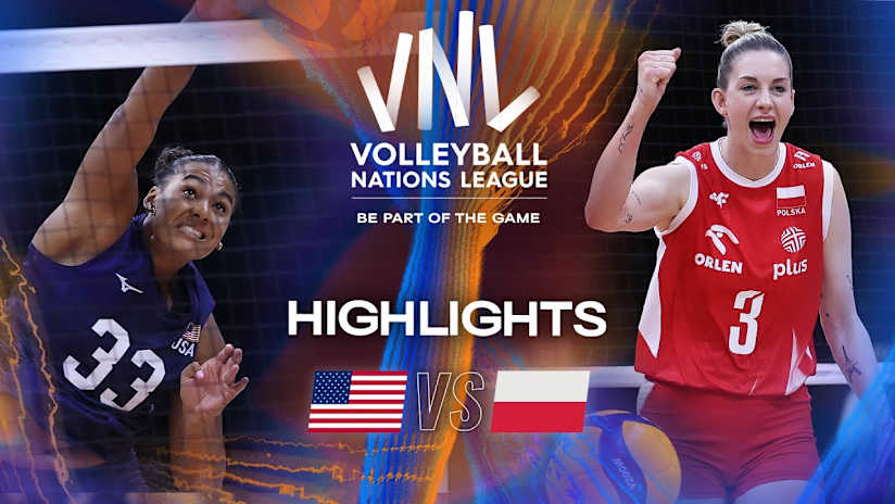 USA 🇺🇸 vs. Poland 🇵🇱 - Highlights | Week 2 | Women's VNL 2025