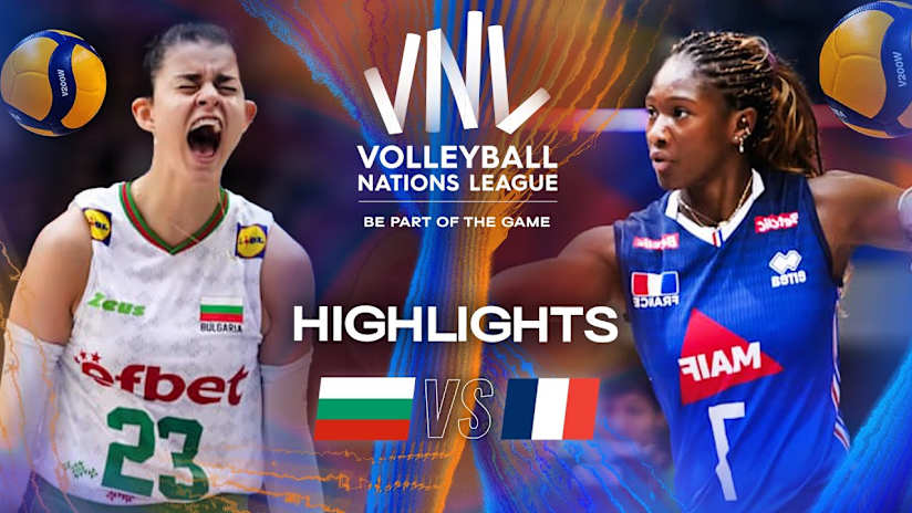 Bulgaria 🇧🇬 vs. France 🇫🇷 - Highlights | Week 3 | Women's VNL 2025