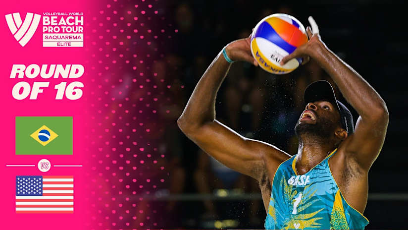 Evandro/Arthur Lanci vs. Evans/Budinger - Round of 16 Highlights | Saquarema 2026 #BeachProTour