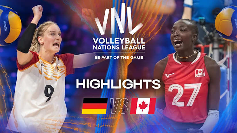 Germany 🇩🇪 vs. Canada 🇨🇦 - Highlights | Week 3 | Women's VNL 2025