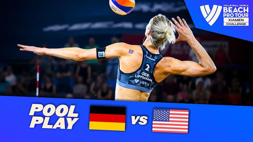 Bock/Lippmann vs. Scoles/Denaburg - Pool Play Highlights | Xiamen 2025 #BeachProTour