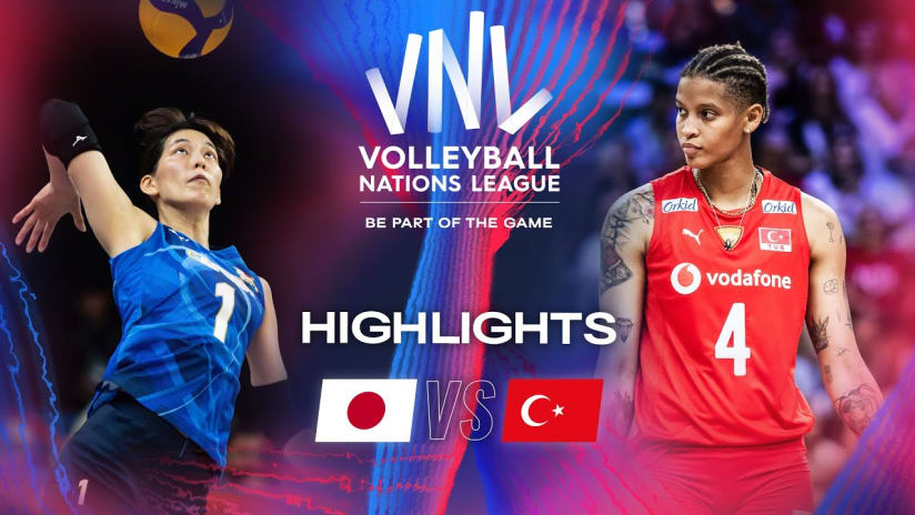 🇯🇵 JPN vs. 🇹🇷 TUR - Highlights | Week 1 | Women's VNL 2024