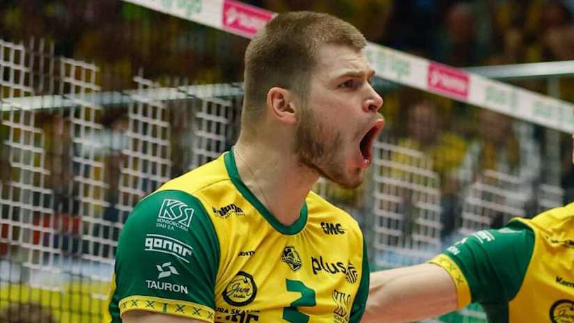 Aluron’s Bartosz Kwolek – MVP against ZAKSA (source: Krzysztof Popiol / plusliga.pl)