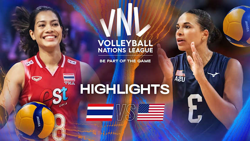 Thailand 🇹🇭 vs. USA 🇺🇸 - Highlights | Week 3 | Women's VNL 2025