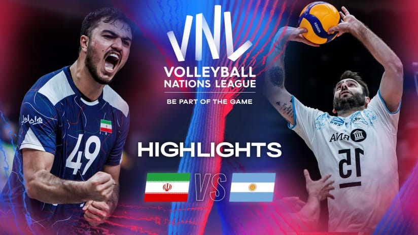 🇮🇷 IRI vs. 🇦🇷 ARG - Highlights | Week 1 | Men's VNL 2024