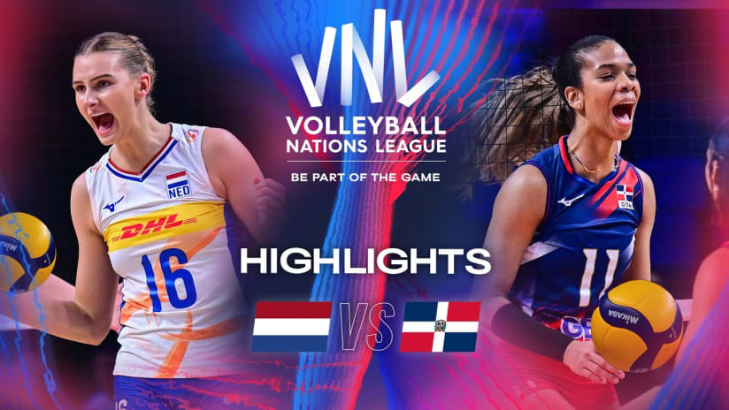 🇳🇱 NED vs. 🇩🇴 DOM - Highlights | Week 2 | Women's VNL 2024