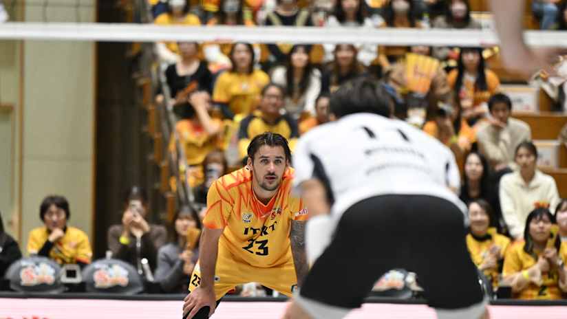 American striker Torey Defalco is one of the stars on JTEKT Stings Aichi’s squad