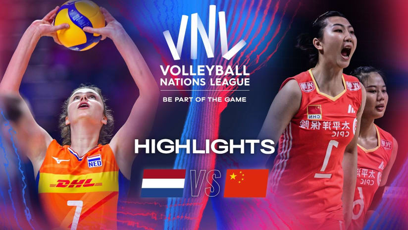 🇳🇱 NED vs. 🇨🇳 CHN - Highlights | Week 2 | Women's VNL 2024