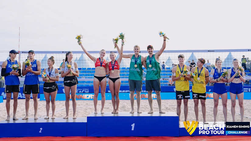 The 2026 Xiamen Challenge medalists (source: photoplus.cn)
