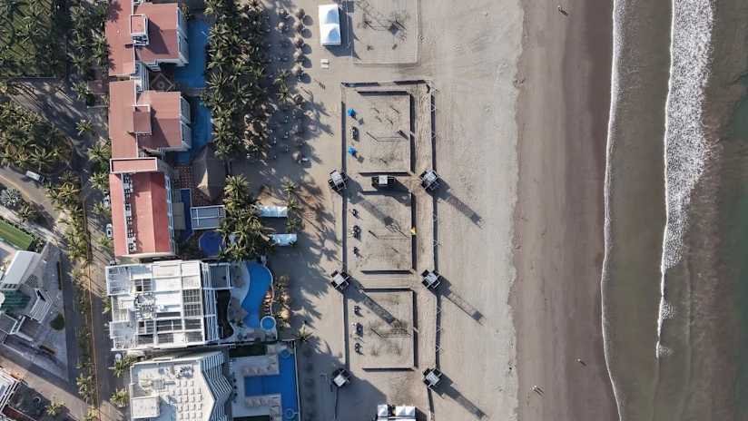 An aerial view of the Nayarit Challenge venue on the Mexican Pacific coast (source: INCUFID-Nayarit)