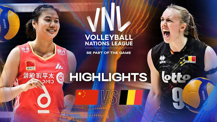 China 🇨🇳 vs. Belgium 🇧🇪- Highlights | Week 1 | Women's VNL 2025