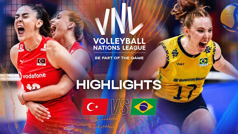 Türkiye 🇹🇷 vs. Brazil 🇧🇷 - Highlights | Week 2 | Women's VNL 2025