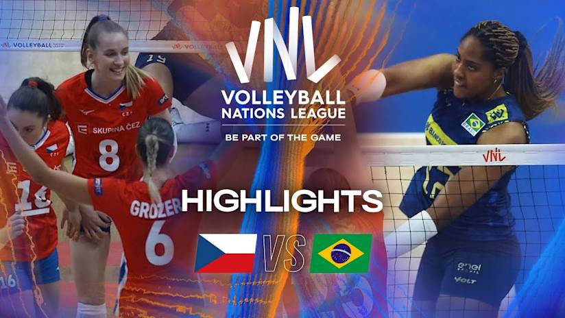 Czechia 🇨🇿 vs. Brazil 🇧🇷 - Highlights | Week 1 | Women's VNL 2025