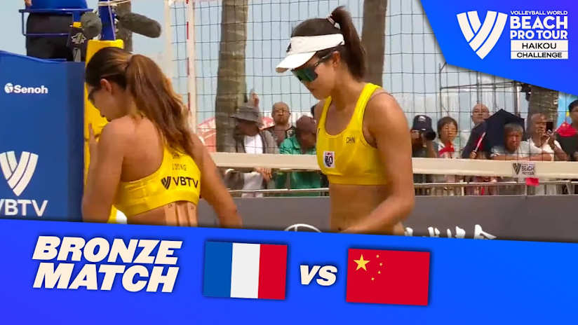 Placette/Richard vs. Wang X. X./J. Dong - Bronze Match Highlights | Haikou 2024 #BeachProTour