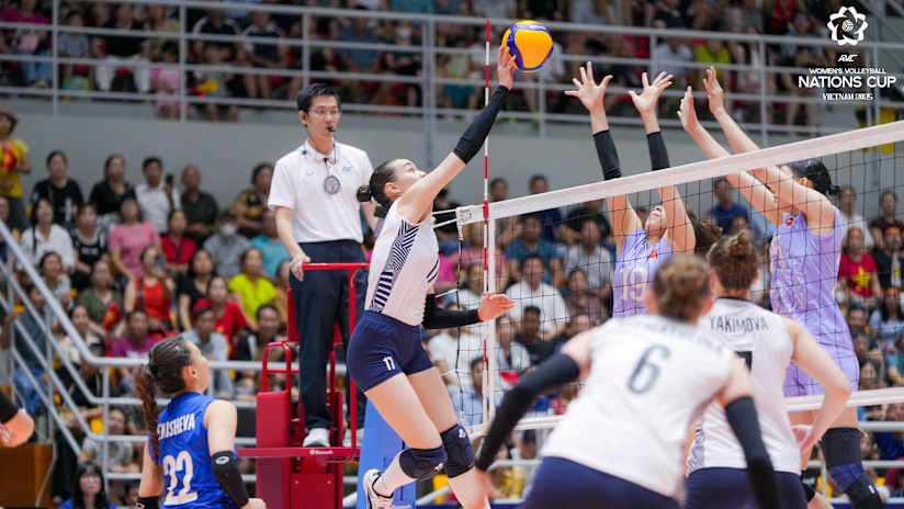 The first AVC Nations Cup semifinal, between Vietnam and Kazakhstan (source: AVC)