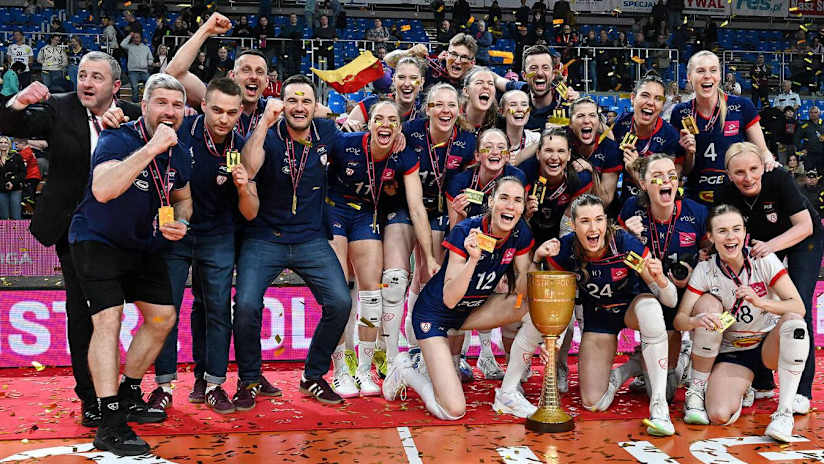 Budowlani triumph as first-time Polish champions (photo: Piotr Sumara / tauronliga.pl)