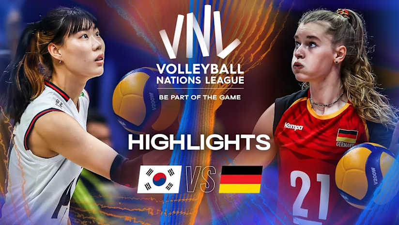 Korea 🇰🇷 vs. Germany 🇩🇪 - Highlights | Week 1 | Women's VNL 2025