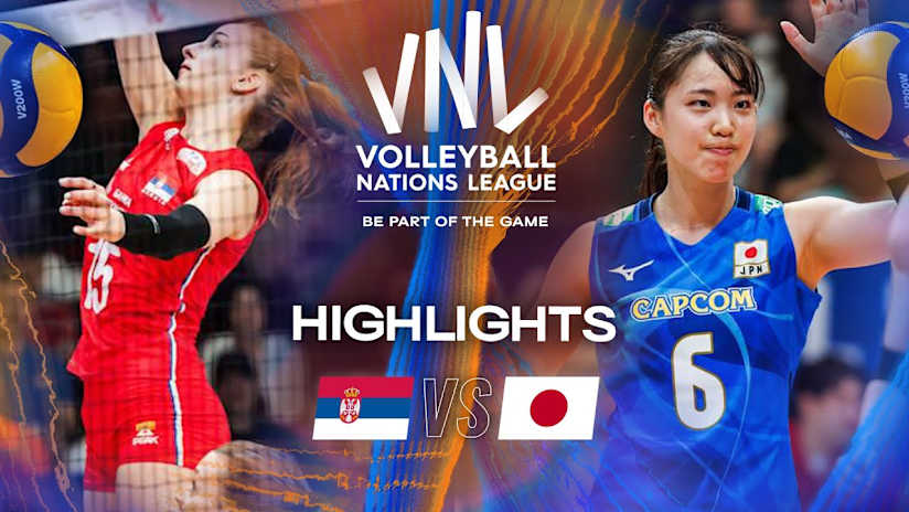 Serbia 🇷🇸 vs. Japan 🇯🇵 - Highlights | Week 1 | Women's VNL 2025