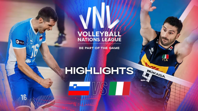 🇸🇮 SLO vs. 🇮🇹 ITA - Highlights | Week 3 | Men's VNL 2024