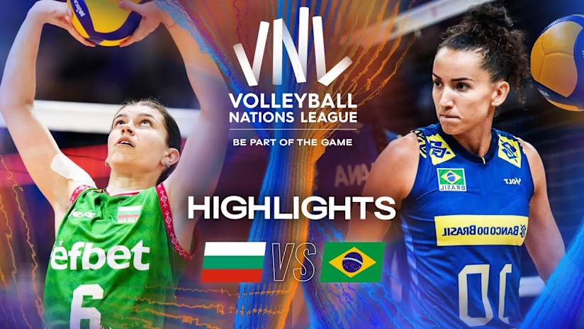 Bulgaria 🇧🇬 vs. Brazil 🇧🇷 - Highlights | Week 3 | Women's VNL 2025