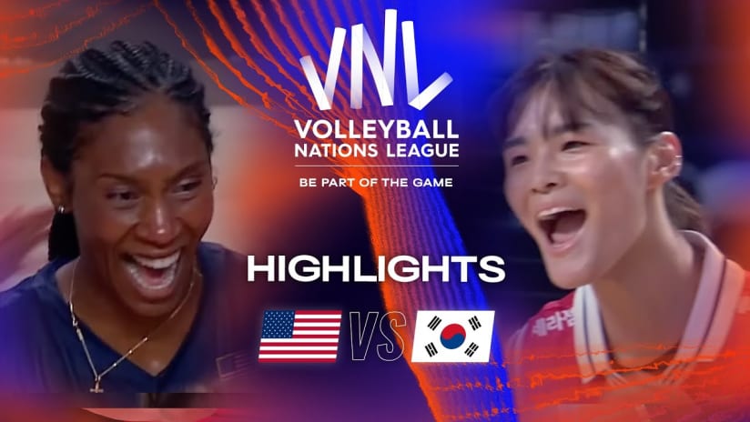 🇺🇸 USA vs. 🇰🇷 KOR - Highlights Week 1 | Women's VNL 2023