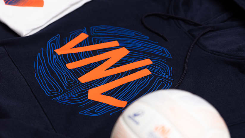 KIPSTA VNL SWEAT CAPUCHE BLEU JOY