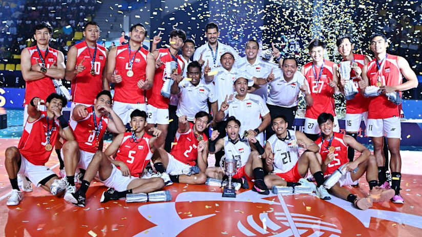 2026 AVC Cup champions Indonesia (source: asianvolleyball.net)