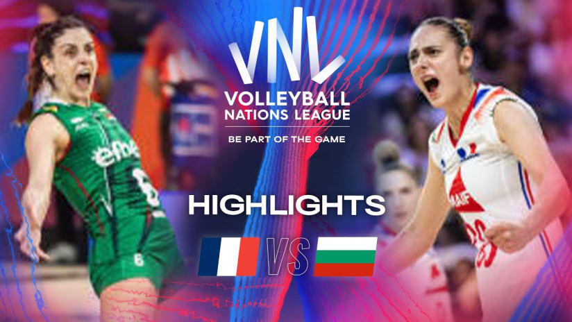 🇫🇷FRA vs. 🇧🇬BUL - Highlights | Week 1 | Women's VNL 2024