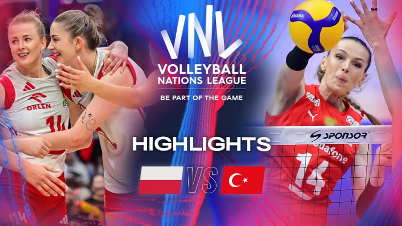 🇵🇱 POL vs. 🇹🇷 TUR - Quarter Finals | Highlights | Women's VNL 2024