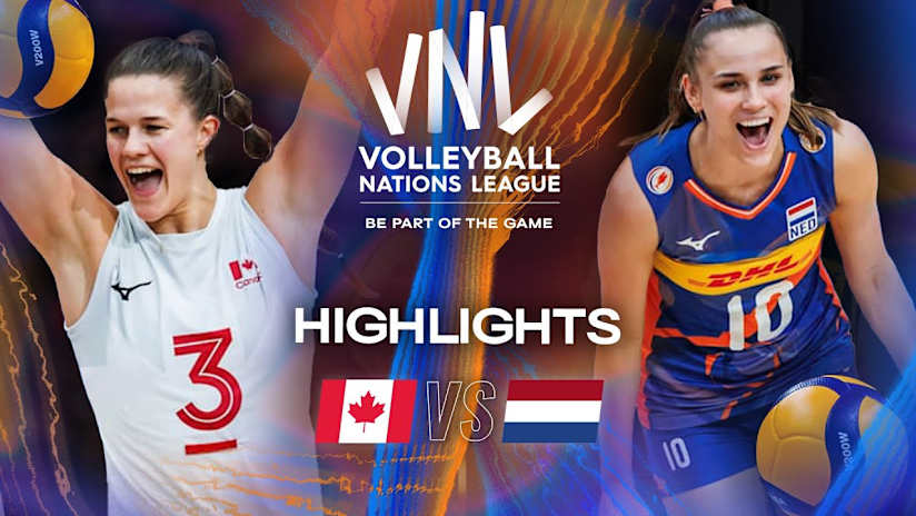 Canada 🇨🇦 vs. Netherlands 🇳🇱 - Highlights | Week 1 | Women's VNL 2025