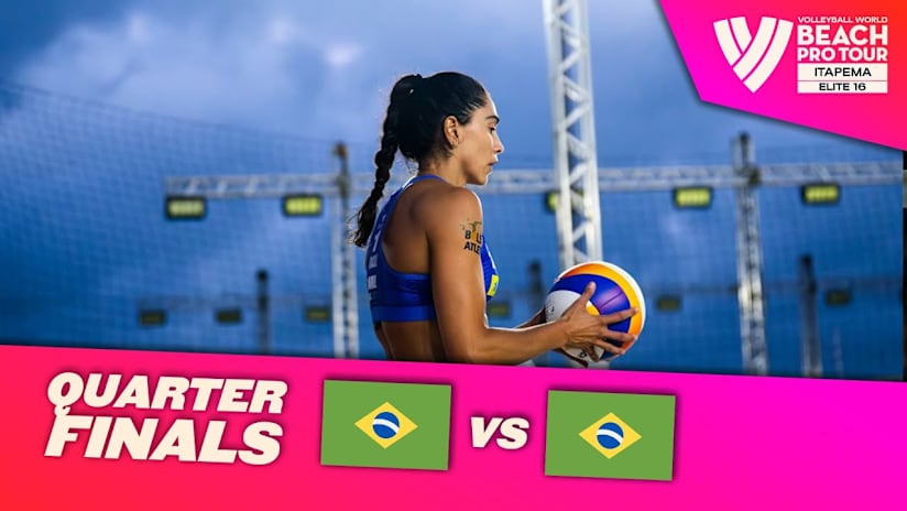 Carol/Rebecca vs. Elize Maia/Carol Horta - Quarter Final Highlights | Itapema 2025 #BeachProTour