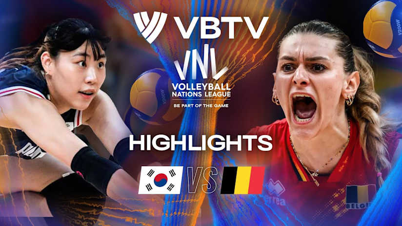 Korea 🇰🇷 vs. Belgium 🇧🇪 - Highlights | Week 2 | Women's VNL 2025