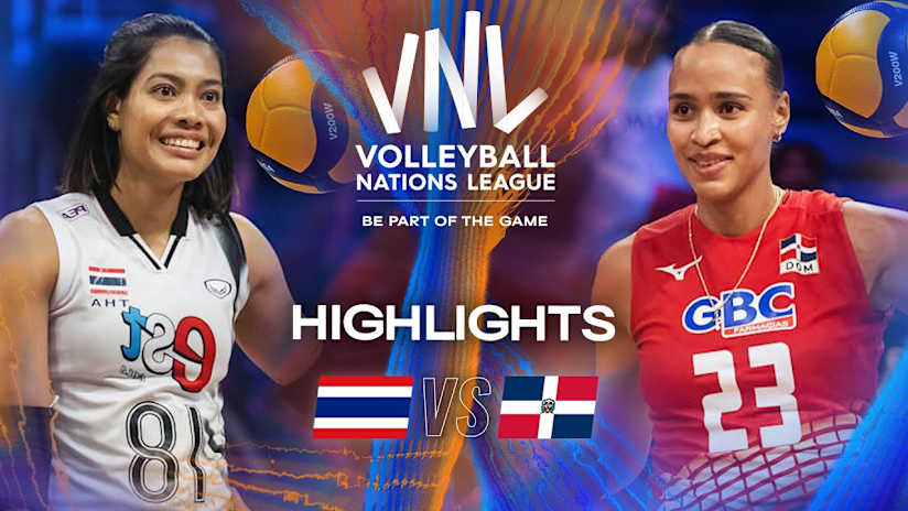 Thailand 🇹🇭 vs. Dominican Republic 🇩🇴 - Highlights | Week 3 | Women's VNL 2025