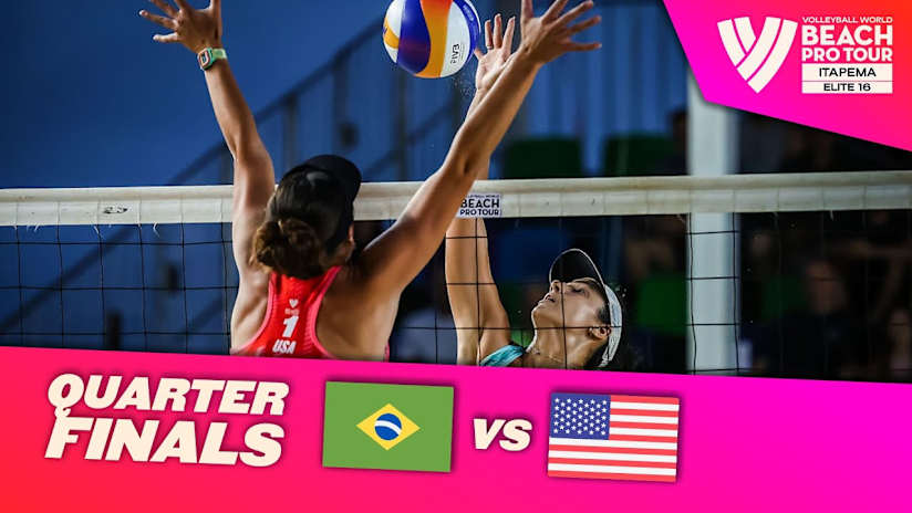 Thainara/Simonetti vs. Van Gunst/Ferch - Quarter Final Highlights | Itapema 2025 #BeachProTour