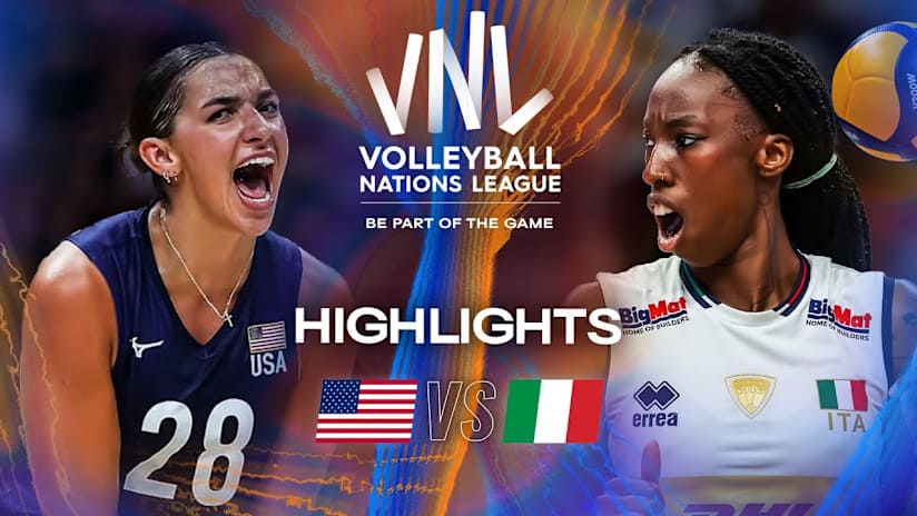 USA 🇺🇸 vs. Italy 🇮🇹 - Highlights | Week 1 | Women's VNL 2025