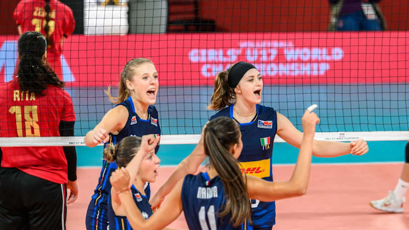 Italia vs Egitto - Mondiali U17 di pallavolo femminile 2024