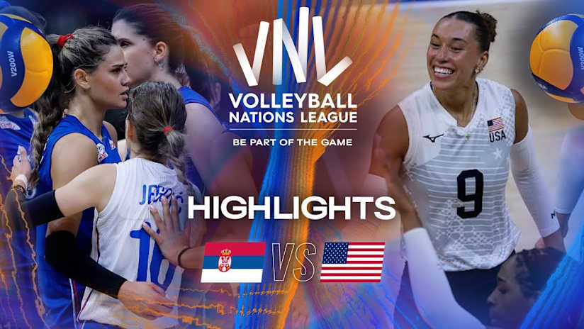 Serbia 🇷🇸 vs. USA 🇺🇸 - Highlights | Week 2 | Women's VNL 2025