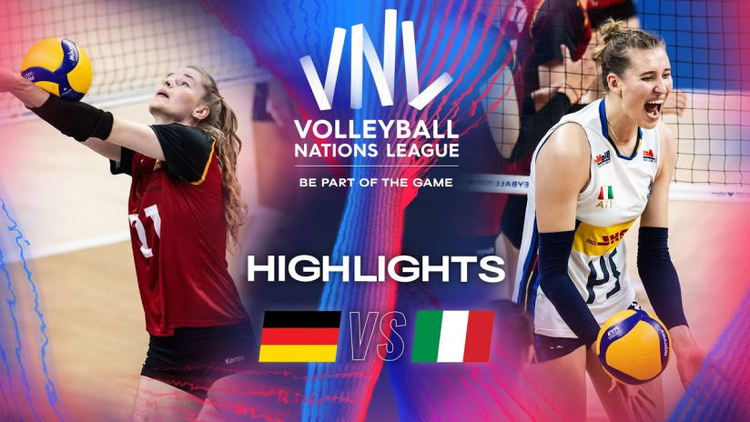 🇩🇪 GER vs. 🇮🇹 ITA - Highlights | Week 1 | Women's VNL 2024