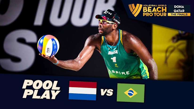 van de Velde/Immers vs. Evandro/Arthur - Pool Play Highlights | Doha Finals 2024 #BeachProTour