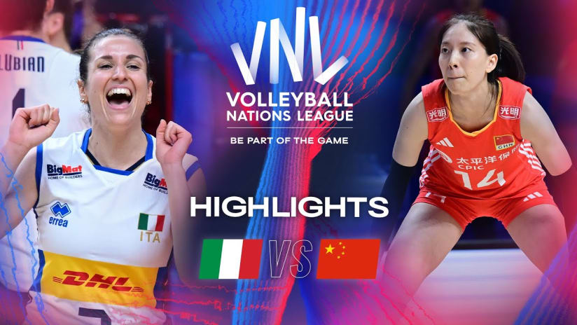🇮🇹 ITA vs. 🇨🇳 CHN - Highlights | Week 2 | Women's VNL 2024