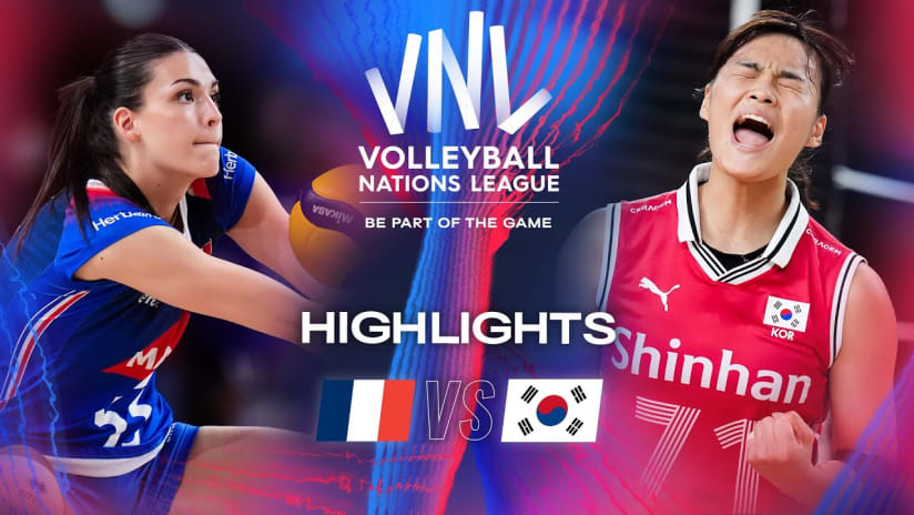 🇫🇷 FRA vs. 🇰🇷 KOR - Highlights | Week 3 | Women's VNL 2024