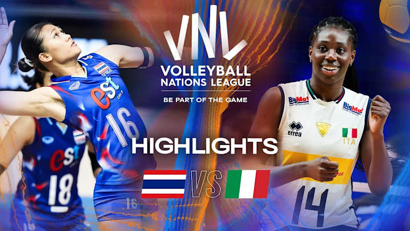 Thailand 🇹🇭 vs. Italy 🇮🇹 - Highlights | Week 2 | Women's VNL 2025