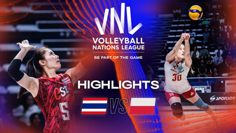 🇹🇭 THA vs. 🇵🇱 POL - Highlights Week 1 | Women's VNL 2023