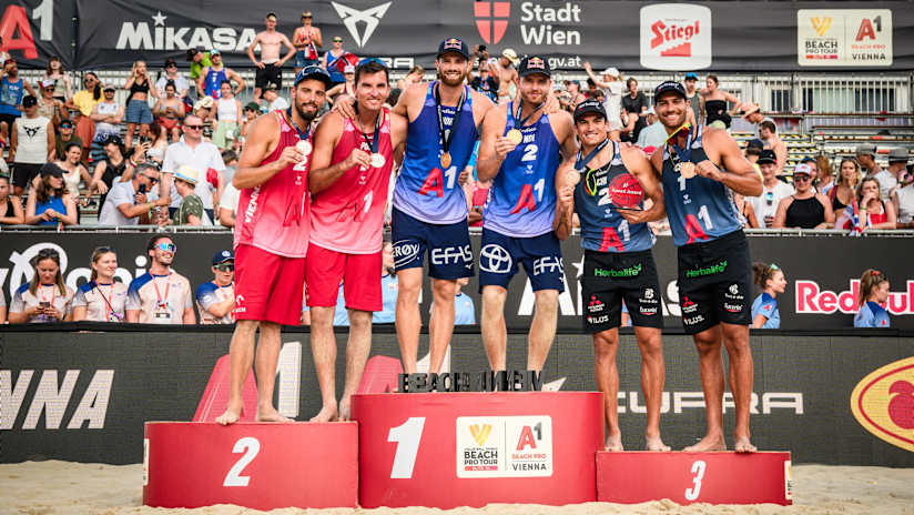 Men's Podium Vienna Elite16