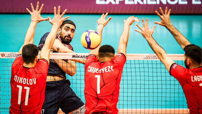 Foolad Sirjan Iranian (IRI) (SIR) vs. Cucine Lube Civitanova (ITA) (CVA) men - Pool A #27600367