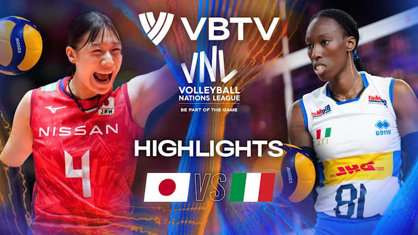 Japan 🇯🇵 vs. Italy 🇮🇹 - Highlights | Week 2 | Women's VNL 2025